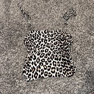 Leopard print tank, H&M size x-small.